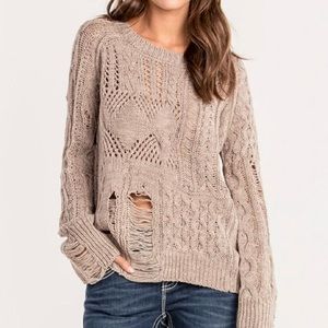 Miss Me distressed Sweater